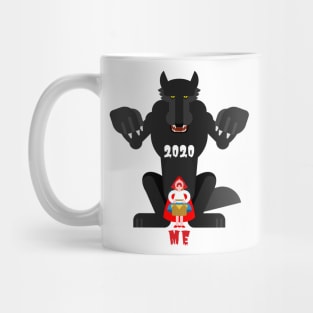 Red riding hood 2020 meme Mug